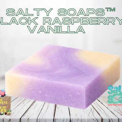 Black Raspberry Vanilla Soap 5oz Salty Soaps™
