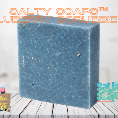 Blueberry Scrubbie w/Sea Salt & Oatmeal 5oz Salty Soaps™
