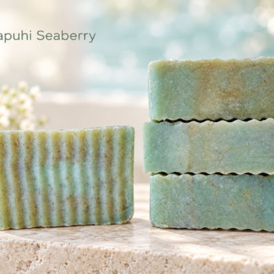 Awapuhi Seaberry w/Apricot Husks Exfoliating 7oz Soap