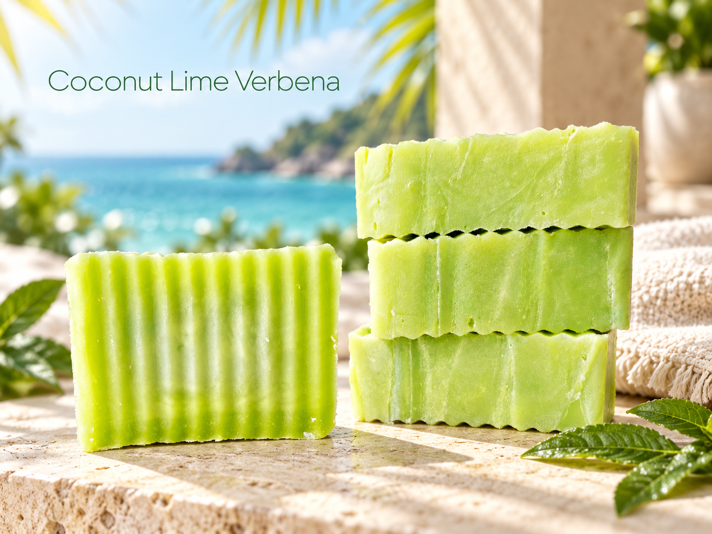 Coconut Lime Verbena 16" Soap Loaf - Image 5