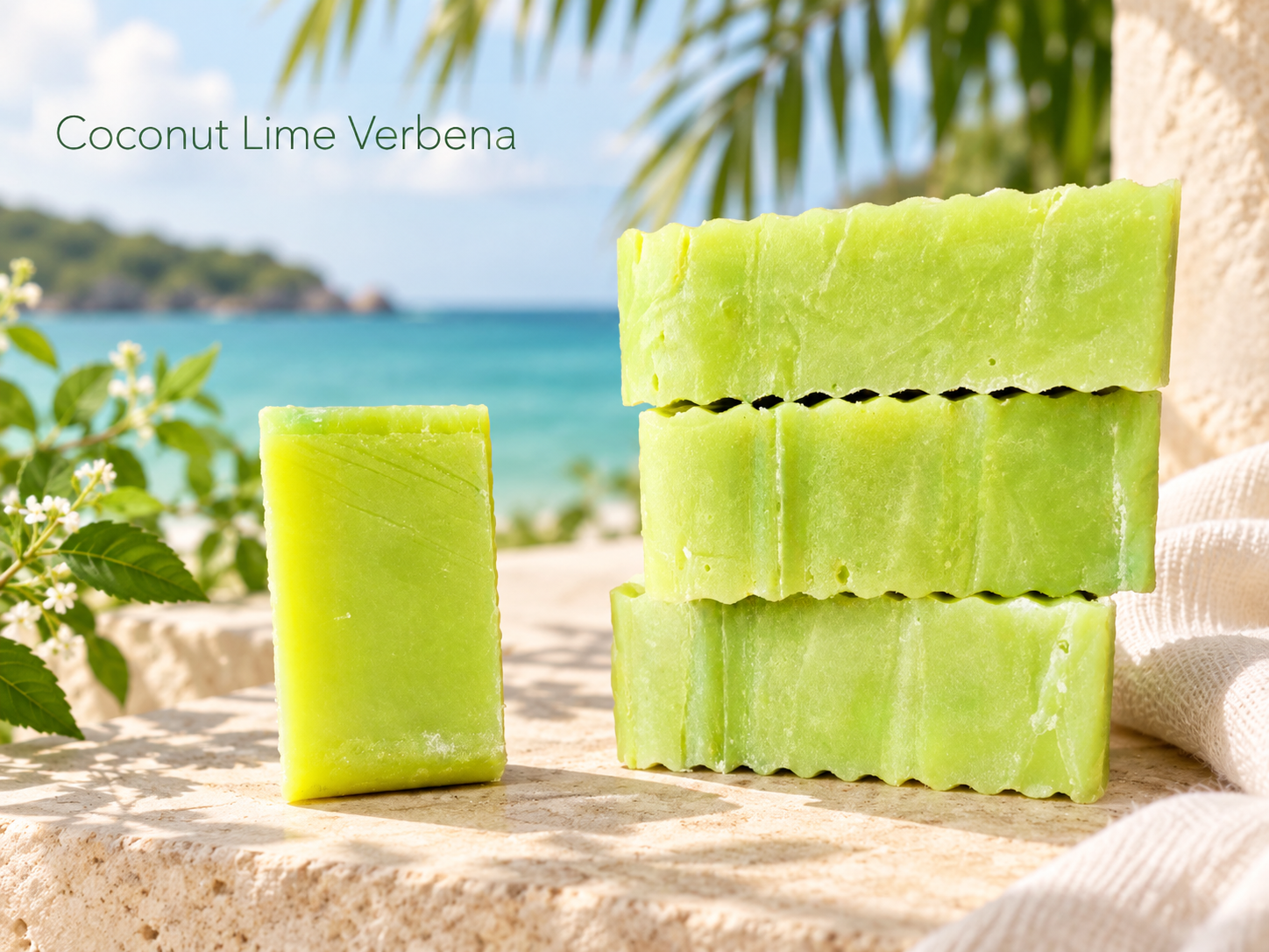 Coconut Lime Verbena 16" Soap Loaf - Image 3