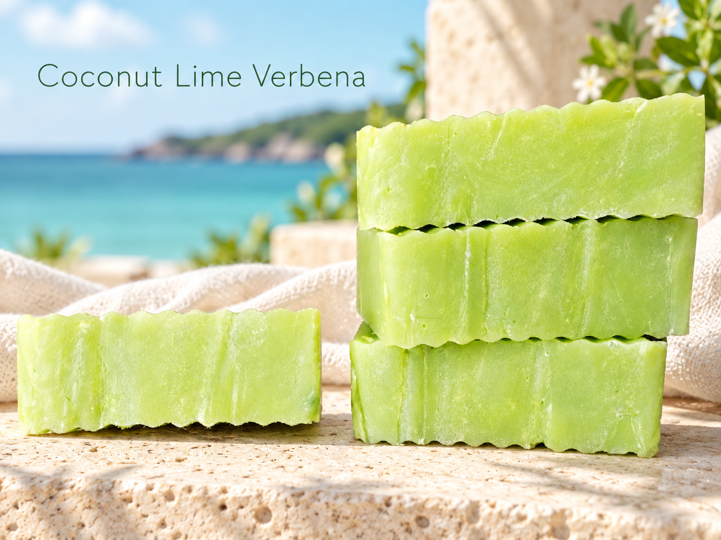 Coconut Lime Verbena 16" Soap Loaf - Image 2