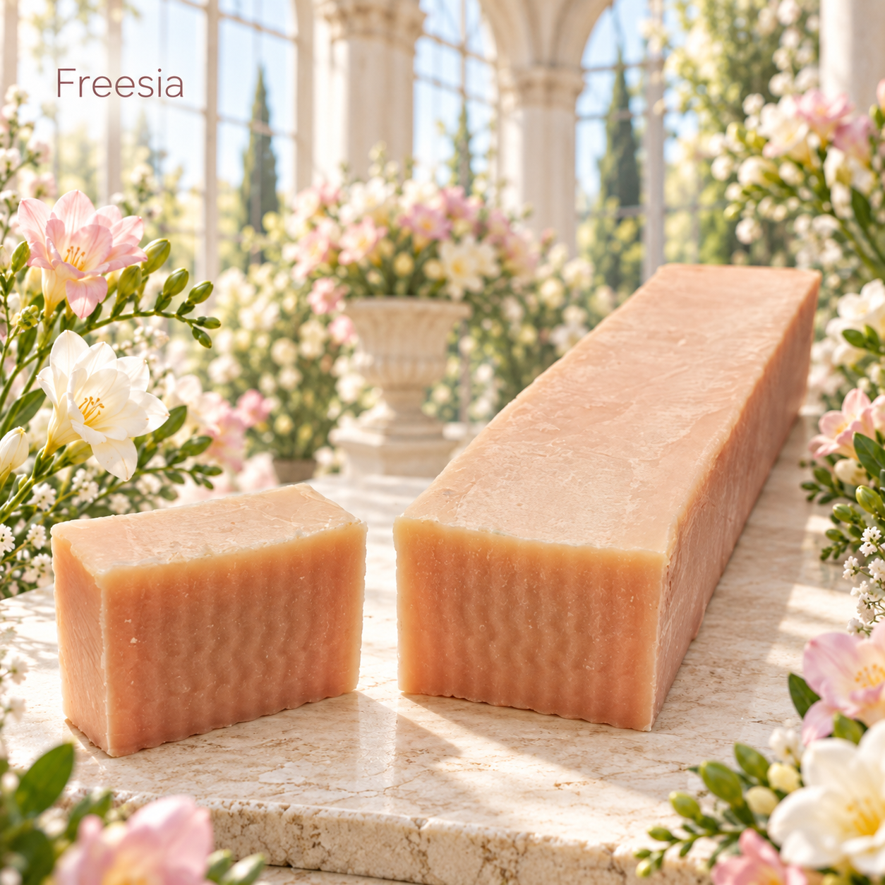 Freesia Flower 16" Soap Loaf