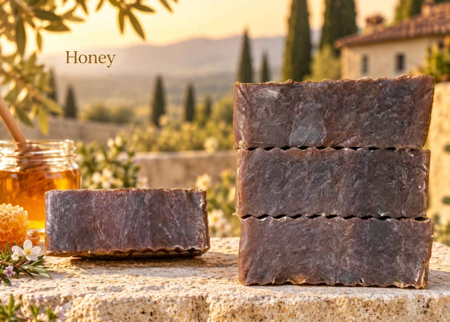 Honeycomb with Real Honey 7 oz Soap - Image 2