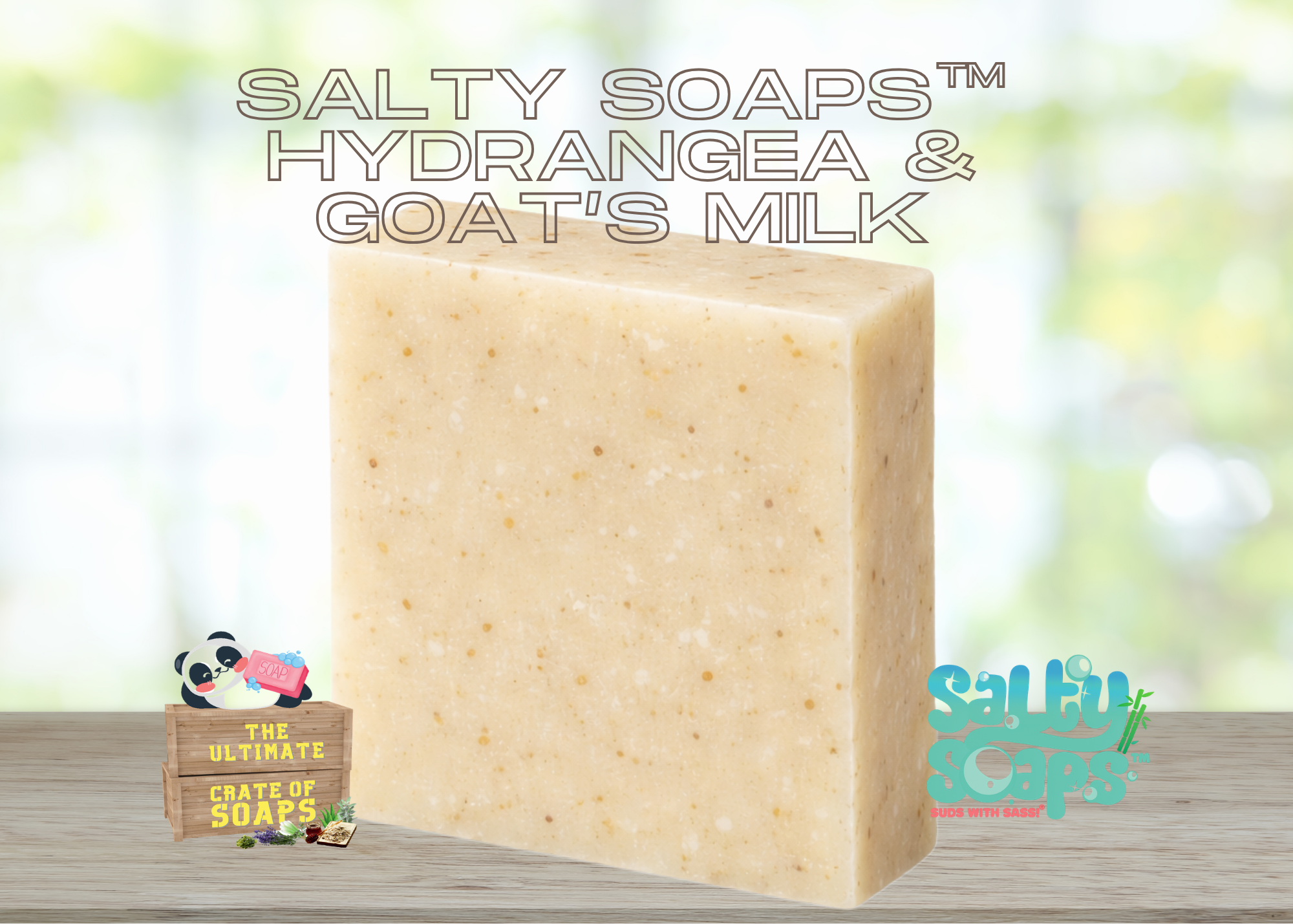 Hydrangea w/Goat's Milk 5oz Salty Soaps™
