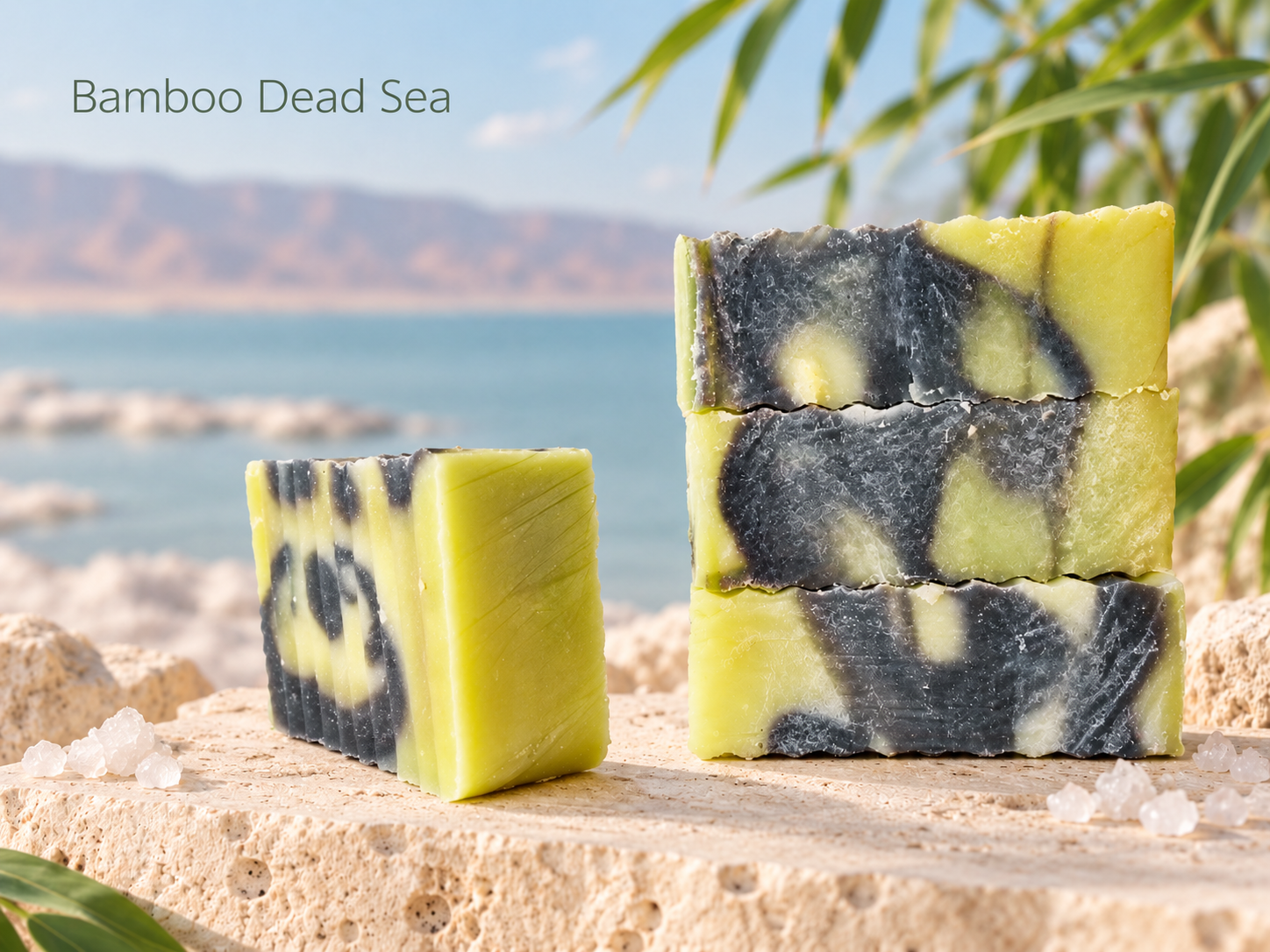 Bamboo Soap w/Dead Sea Mineral Mud 16" Soap Loaf - Image 2