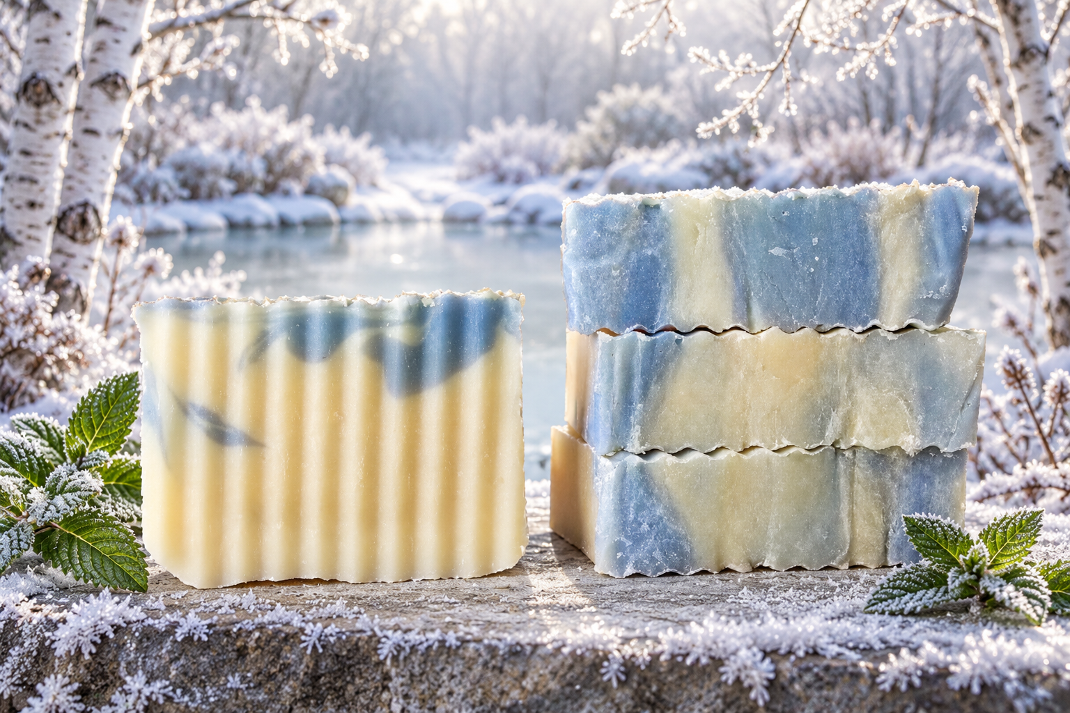 Peppermint 100% Essential Oil 7oz Soap - Image 3