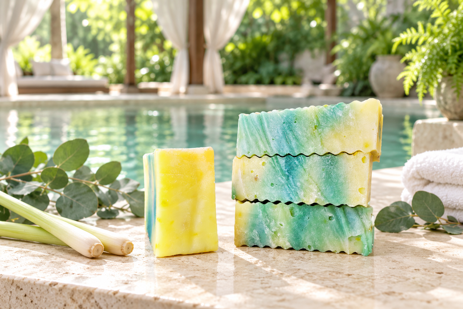 Day Spa Essential Oil 7oz Soap - Image 2