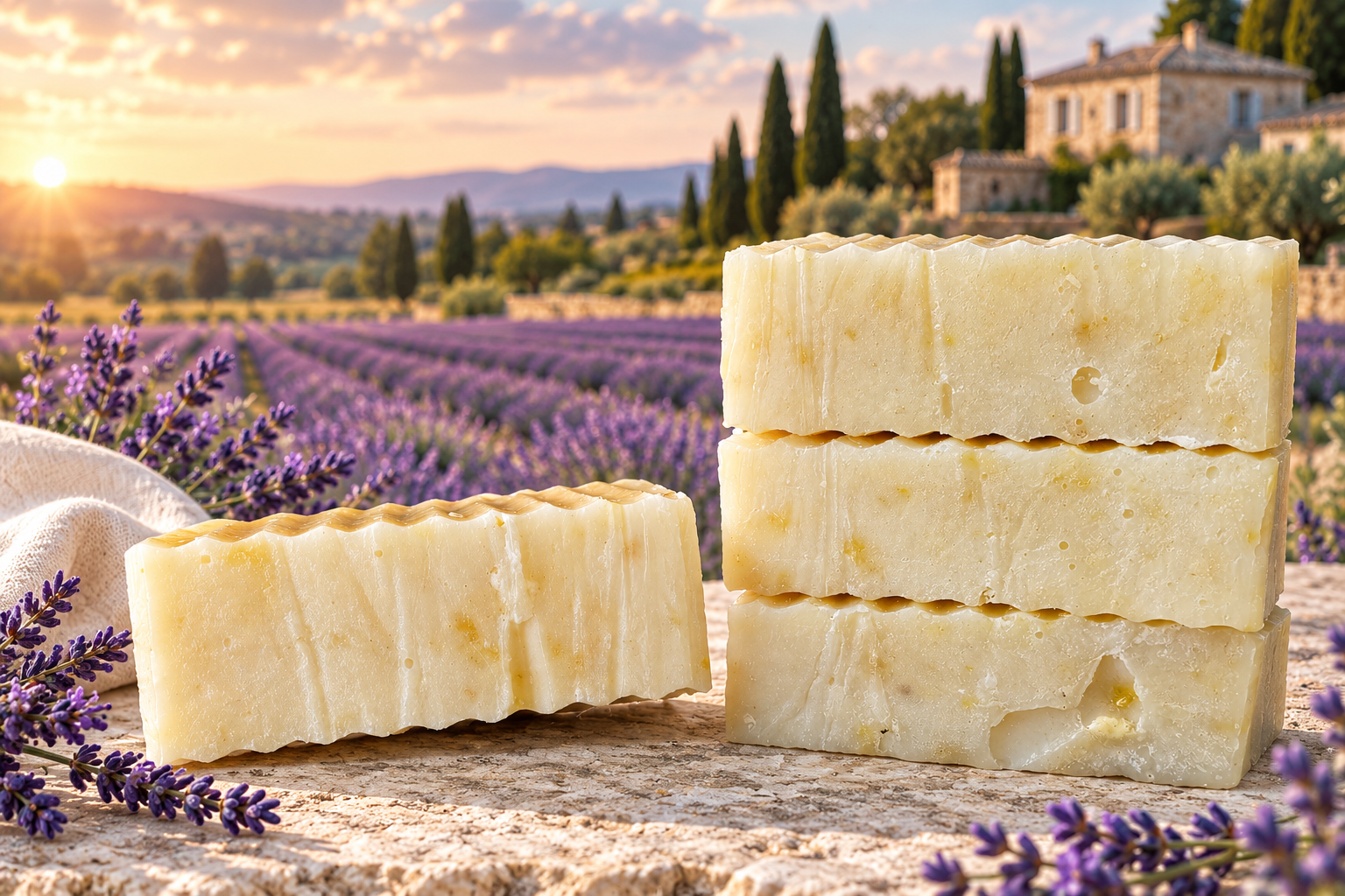 Lavender 100% Essential Oil 7oz Soap - Image 2