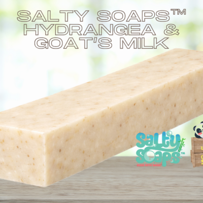Hydrangea w/Goat's Milk 13" Salty Soaps™ Loaf