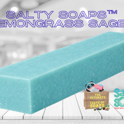 Lemongrass & Sage 13" Salty Soaps™ Loaf