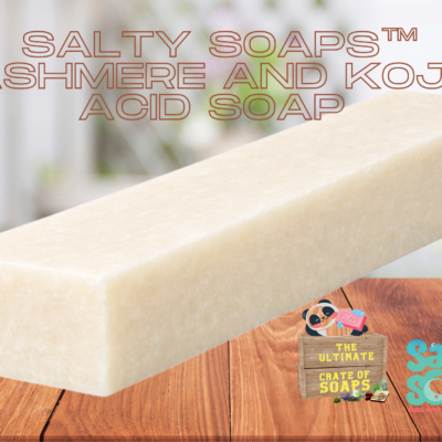 Cashmere & Kojic Acid 13" Salty Soaps™ Loaf