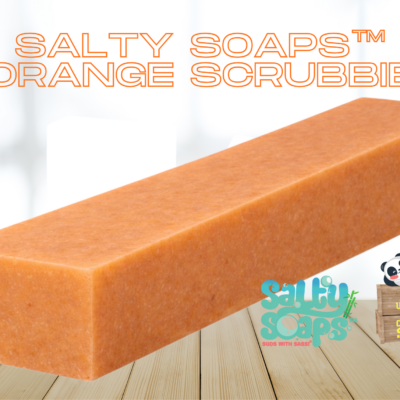 Orange Scrubbie 13" Salty Soaps™ Loaf