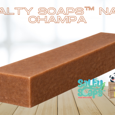 Nag Champa Mud Scrubbie 13" Salty Soaps™ Loaf