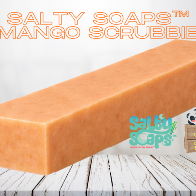Mango Scrubbie w/Sea Salt 13" Salty Soaps™ Loaf