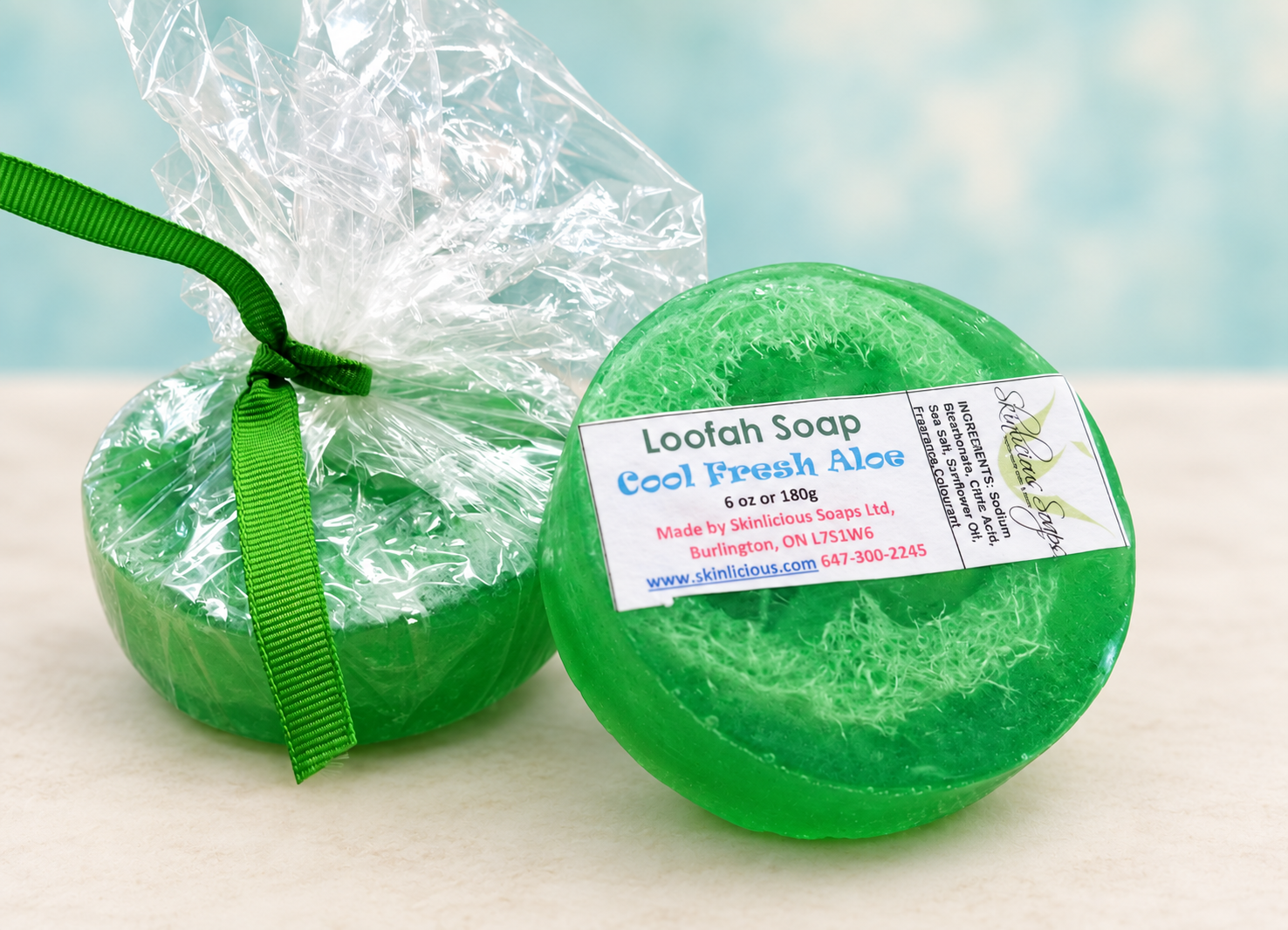Fresh Aloe Loofah Soap