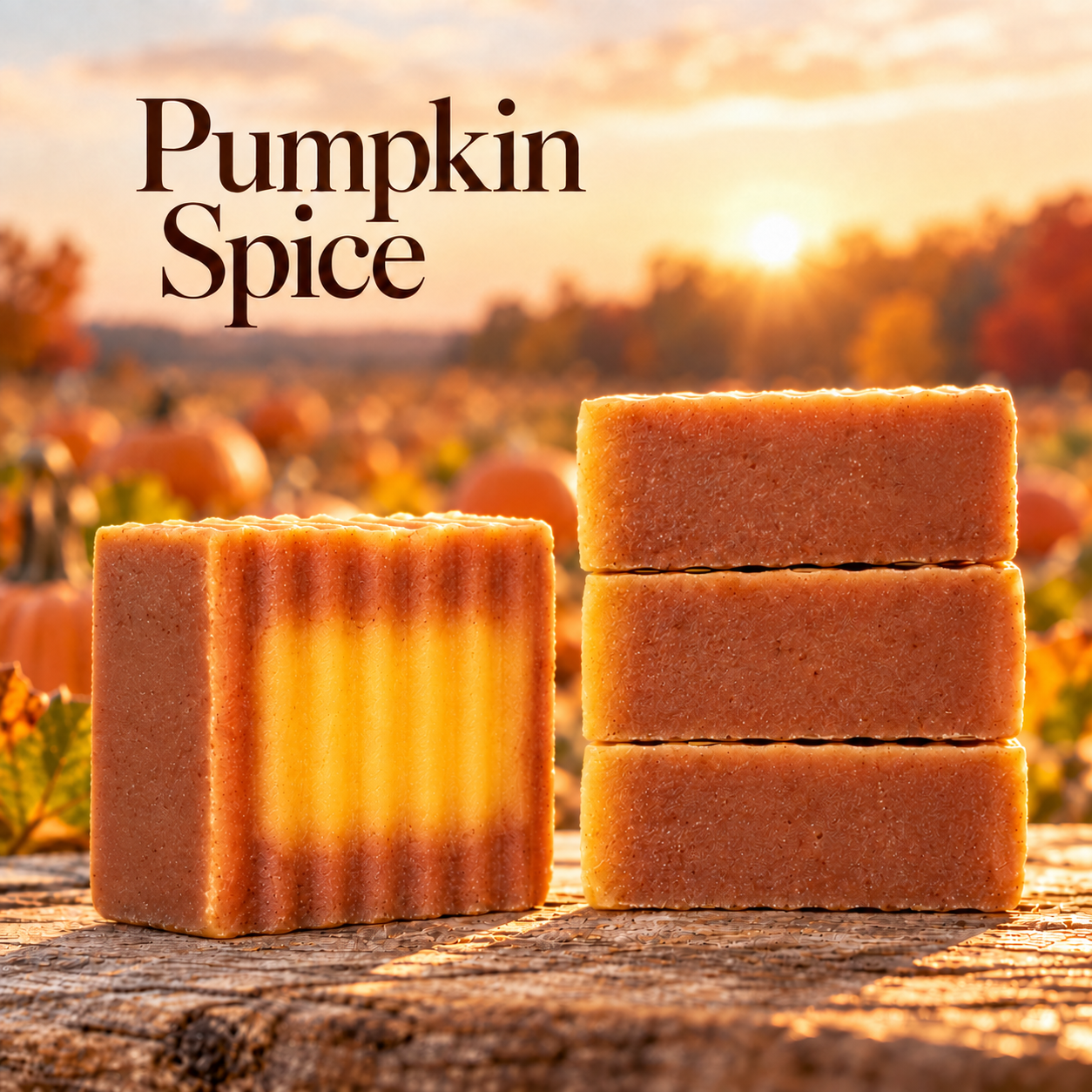 Pumpkin Spice w/Real Pumpkin Butter 16" Soap Loaf - Image 2