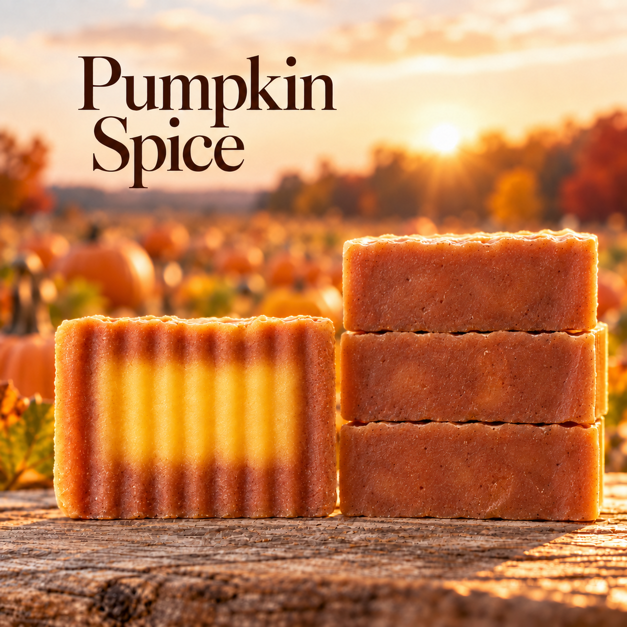 Pumpkin Spice w/Real Pumpkin Butter 16" Soap Loaf - Image 4