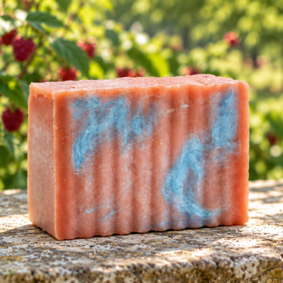Raspberry Swirl 7oz Soap
