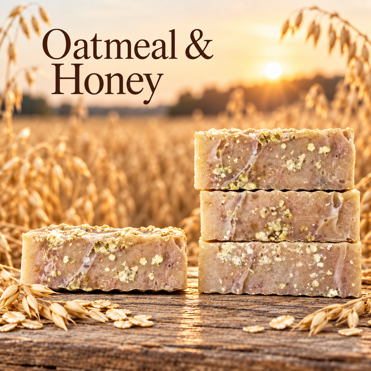 Oatmeal & Honey 16" Soap Loaf - Image 2