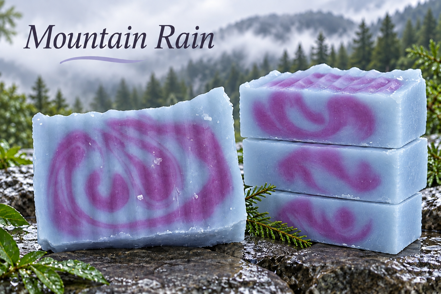 Mountain Rain with Witch Hazel Distillate 7 oz Soap - Image 3