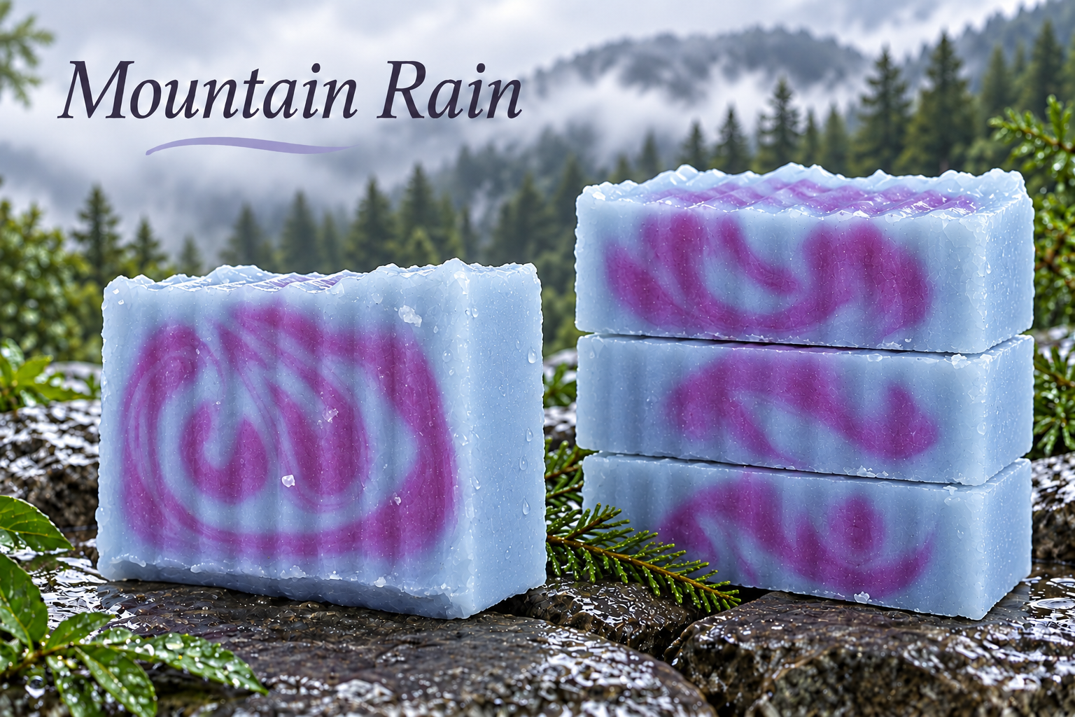 Mountain Rain with Witch Hazel Distillate 7 oz Soap - Image 4