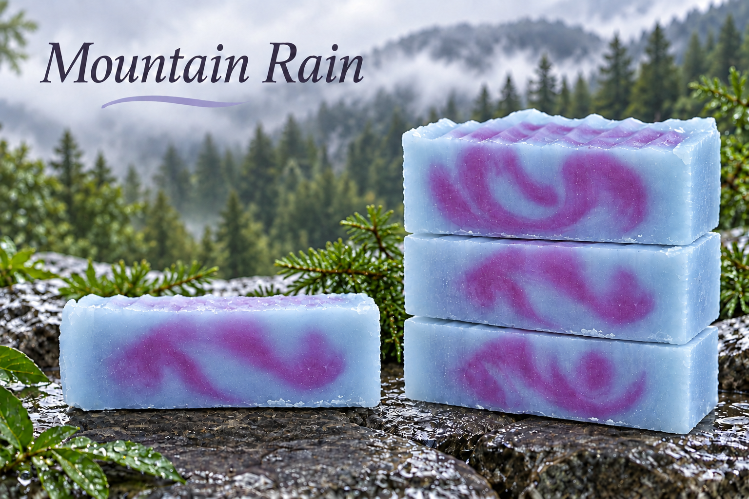 Mountain Rain with Witch Hazel Distillate 7 oz Soap - Image 5