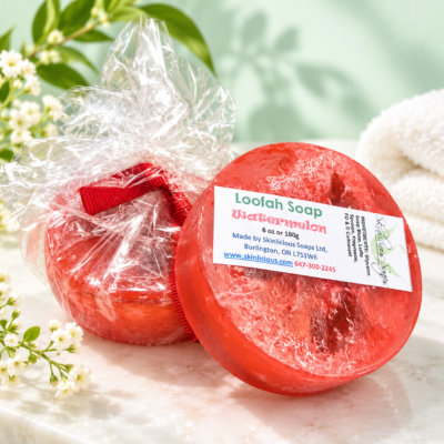 Watermelon loofah soaps
